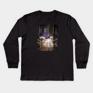 Study after Velázquez's Portrait of Pope Innocent X by Francis Bacon Kids Long Sleeve T-Shirt